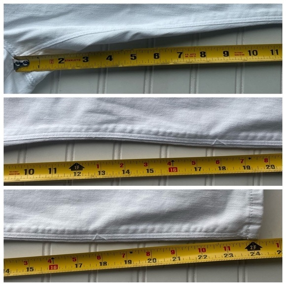 ASOS Denim Skinny Jeans White Size 26 XSmall Mid rise NWT Stretch - Picture 3 of 8